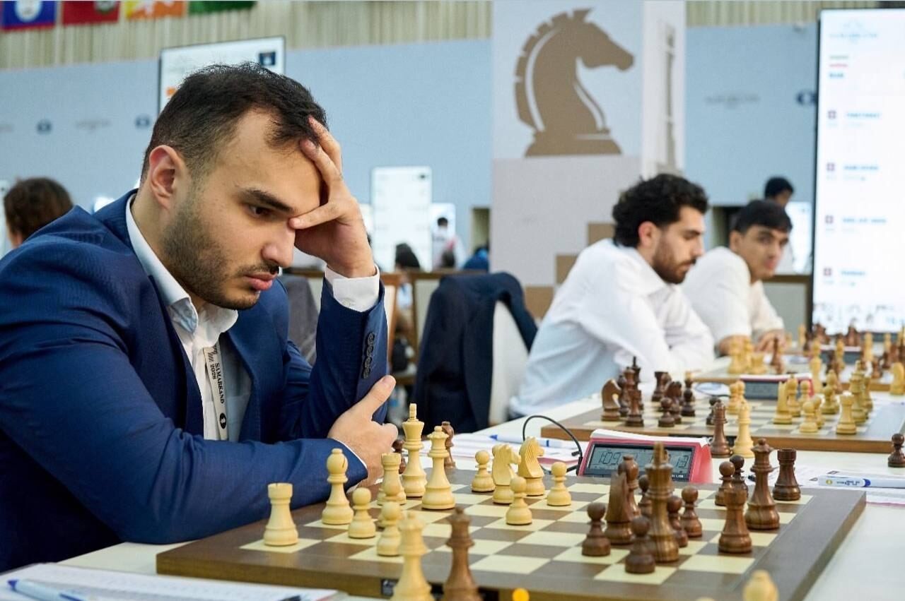سومین پیروزی پیاپی تیم ملی شطرنج مردان ایران در المپیاد جهانی