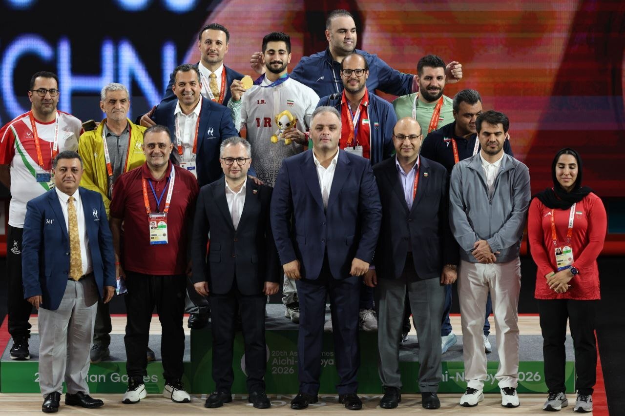 Iranian Weightlifting Finishes Third at Nagoya Asian Games