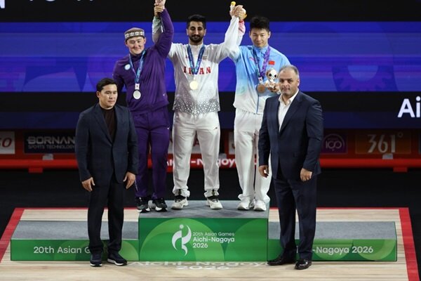 Ali Alipour wins gold in Nagoya; Anoushiravani congratulates the people of Iran