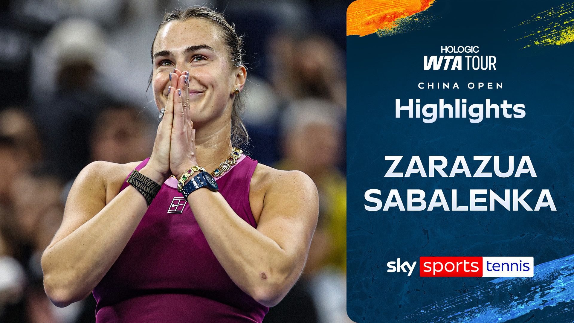 Sabalenka Cruises Past Zarazua at the China Open