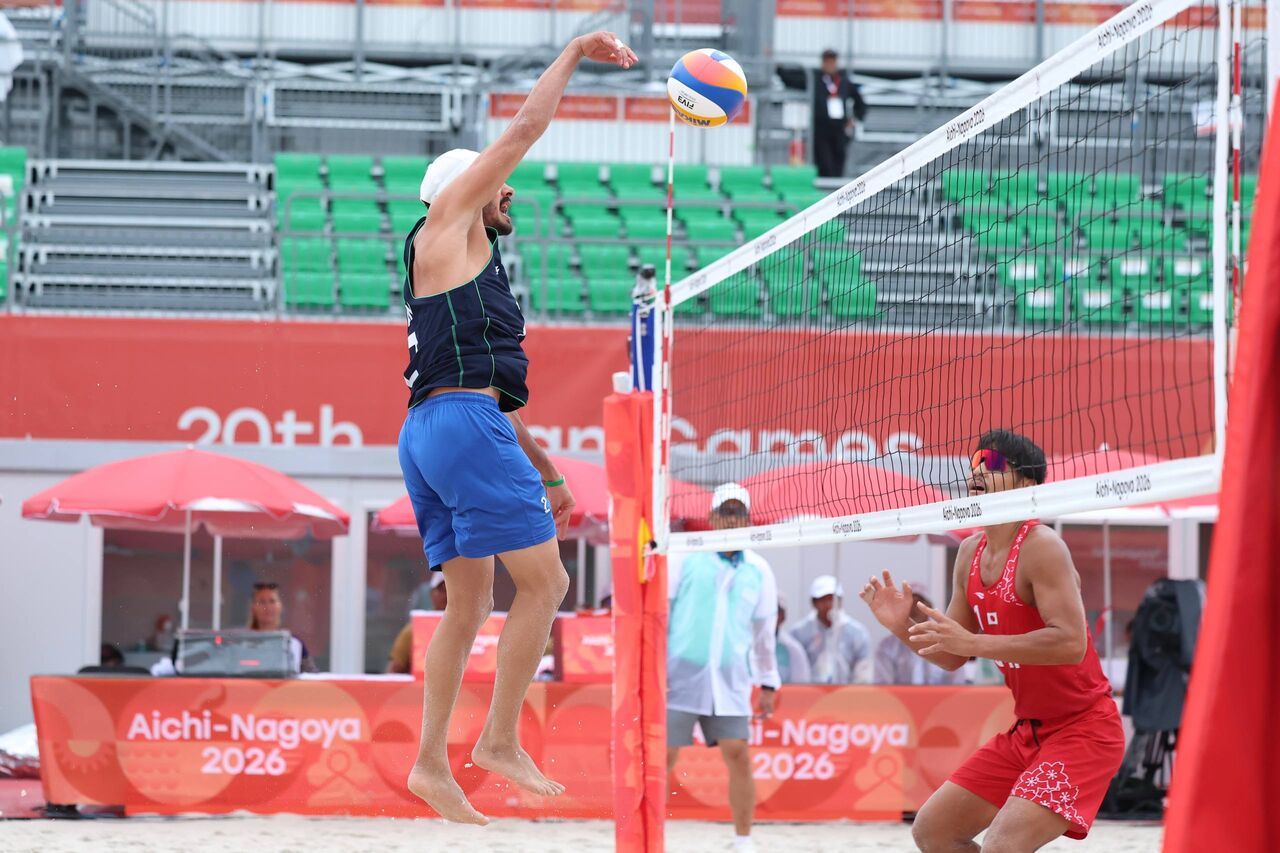 Iran Beach Volleyball to Face Qatar in Asian Games Quarterfinals