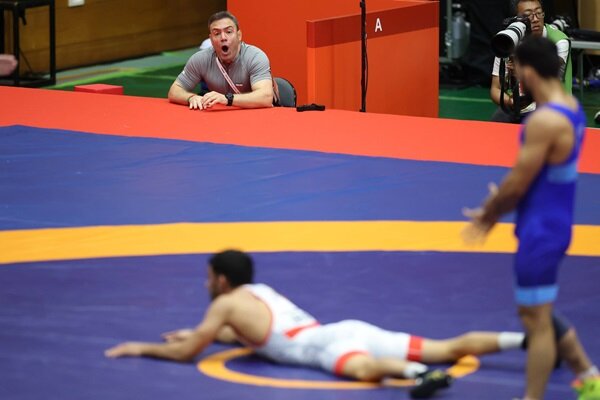 Abbaspour Loses in Greco-Roman Wrestling Semifinal