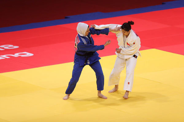 Iran’s Second Women’s Judo Representative Eliminated from Asian Games