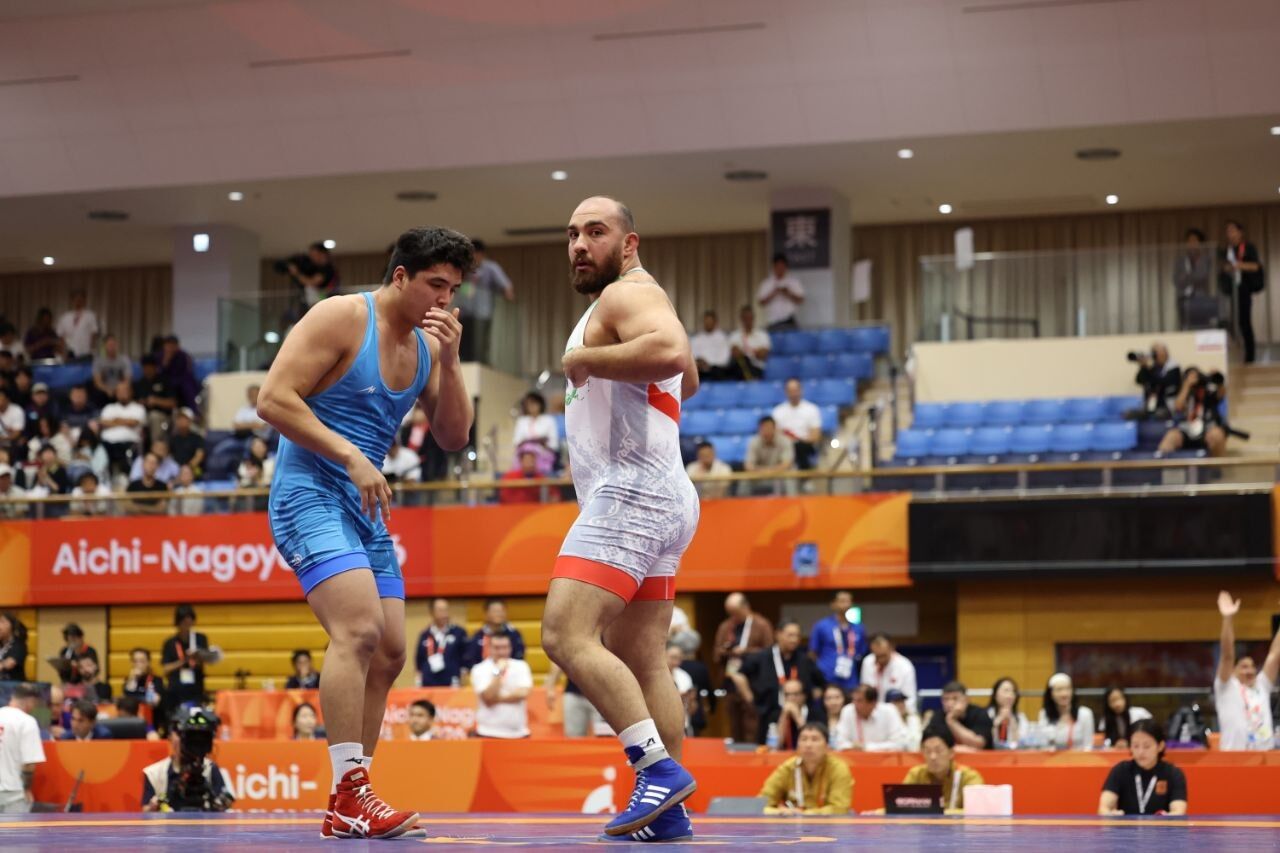 Zare became Iran’s first freestyle wrestling finalist in Nagoya