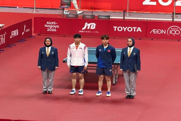 Two Iranian Umpires Selected for Women’s Table Tennis Doubles Final